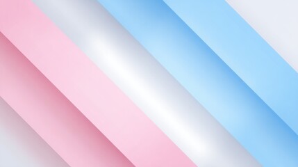 Fototapeta premium Vibrant abstract background with wide diagonal gradient stripes in pink, white and blue, modern texture for digital design and branding backdrops