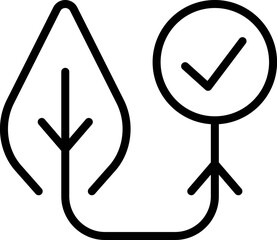 Sustainable Process Vector Icon Illustration