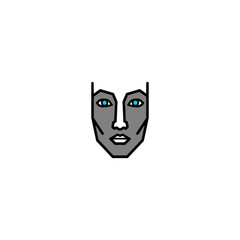 black cat face © AhmadDhikin