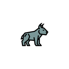 Fototapeta premium rhino vector illustration