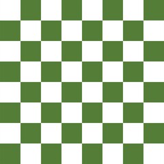 Forest green and white checkerboard background with strategic grid design for game and decor.