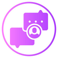 user gradient icon