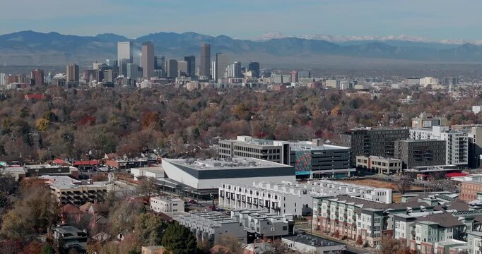 Denver Colorado Aerial City Denver Skyscraper Cityscape City Skyline 