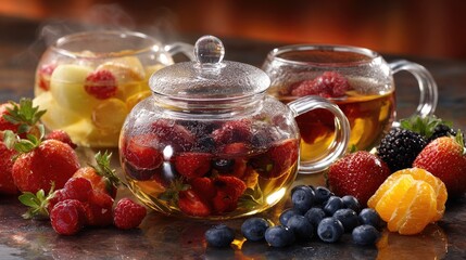 still life with fruit