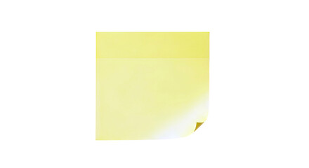 Yellow sticky note