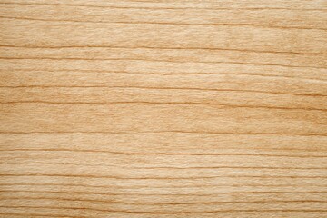 Fototapeta premium Close-up of light-brown wood grain texture with horizontal lines