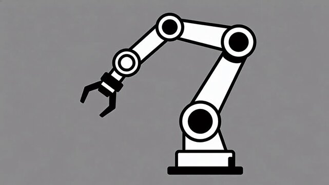 Robot arm illustration