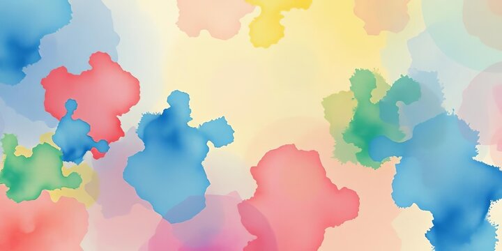 Vibrant watercolor washes blend seamlessly in this abstract background texture, perfect for design,  paint, watercolor