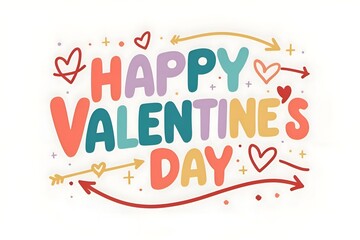 Obraz premium Happy valentine's day 