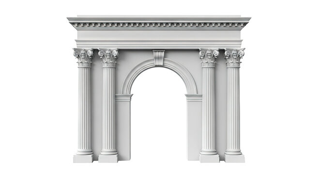 Classical Archway with Ionic Columns