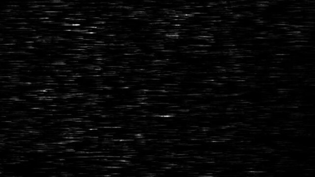 Retro VHS white noise static background with dust particles and film grain for vintage analog video effects.