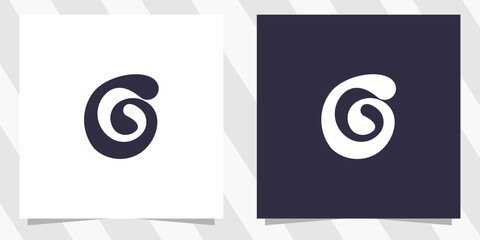 letter g logo design vector