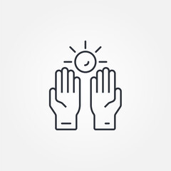 Fototapeta premium Praying hands symbol, praying clip art, praying clip art, clip art for praying, praying clip art