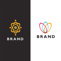 Fototapeta premium Elegant Corporate Business Logo Vector Icon For Professional Branding And Identity Design