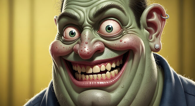 A collection of humorous images intentionally showing unattractive or odd subjects