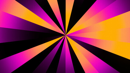 Abstract retro sunburst background with neon rays