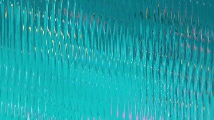 Vertical colorful light streaks on a blue background