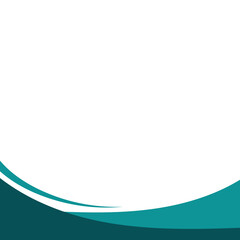 Obraz premium Flat Business Footer Illustration