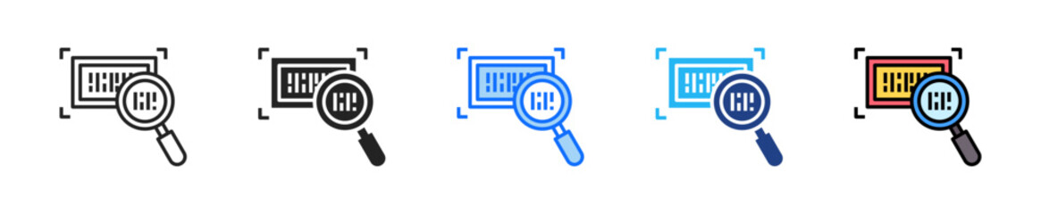 Batch Number Icon Set Multiple Style Collection © siti