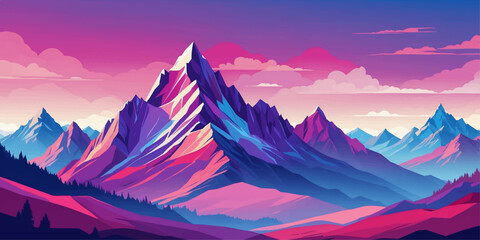 A breathtaking panorama of the snow covered Alps peaks captures the glowing transition of sunrise and sunset over a high mountain landscape where clouds drift through the winter valley at morning ligh © Razu Ahmed Emran 2