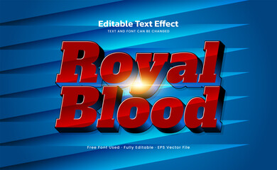 Royal Blood Editable Text Effect - Royal Powerful Typography for Game Logo and Fantasy Design
