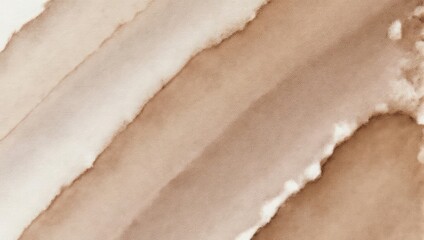 Abstract watercolor washes in muted browns and beiges, flowing in diagonal stripes