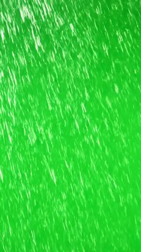 Green Screen rain beautiful nature scene drizzling rainfall beauty overlay fit for compositing rainy day effect chroma key 2 with distortion, overlay, glitch, static noise, scan lines on black