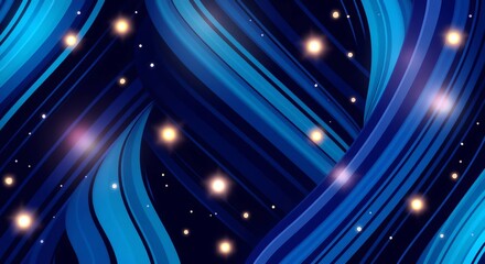 abstract blue background with stars