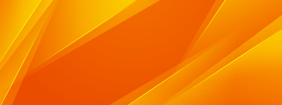 Bright orange and yellow gradient background with sharp diagonal light layers for energy