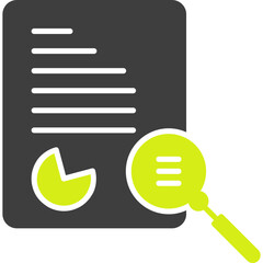 Unique Case Study Vector Icon