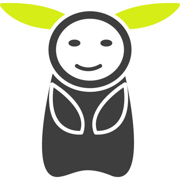 Unique Game Character Vector Icon