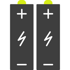 Fototapeta premium Batteries Vector Icon