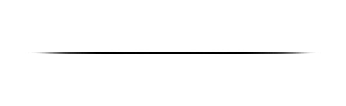 Minimalist Horizontal Line Divider Design. Geometric Black Separator Horizontal Line Divider for Web and Print Design