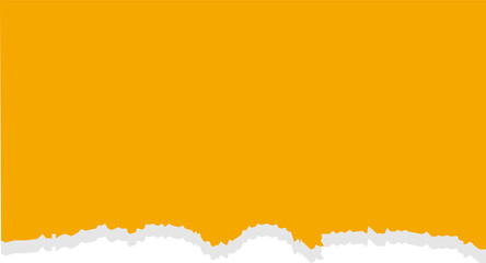 Yellow torn paper background