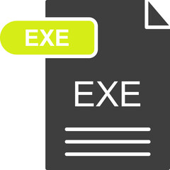Obraz premium EXE Icon