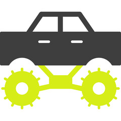 Monster Truck Icon © JM Graphics