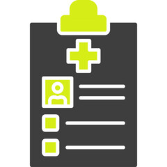 Obraz premium Medical Record Icon