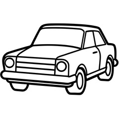 retro car vector