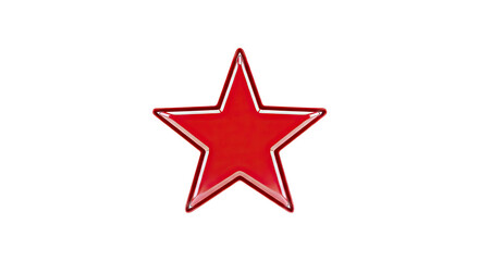 Obraz premium Shiny Red Star