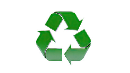 Obraz premium Green Recycle Symbol