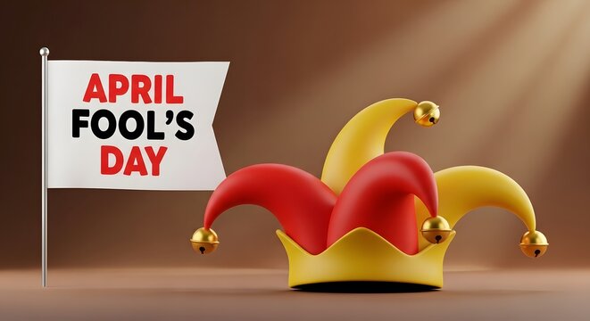 April fool's day prank and joke celebrations