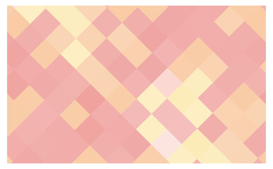 Fototapeta premium 柔らかいピンクのやさしいモザイクタイル背景（IT・医療・コーポレート向け）