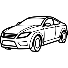 Obraz premium black sports car