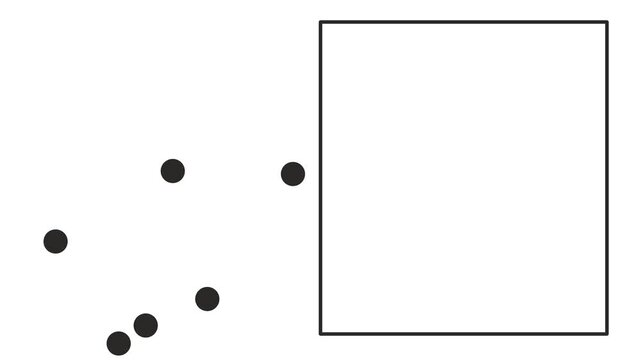 Flying balls hit the frame.