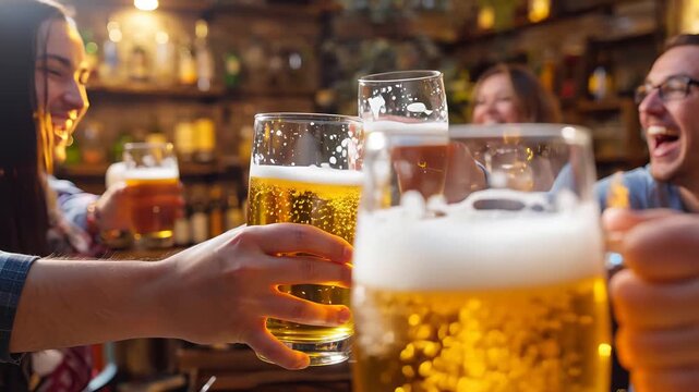 GoldenBeerwithFrothyHead