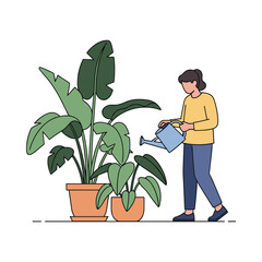 Caring for Houseplants: Watering Indoor Plants