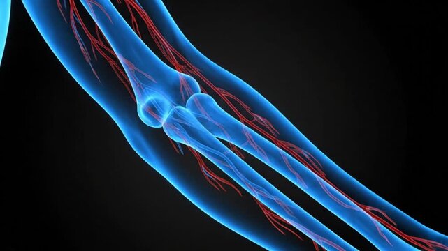 Human Arm Xray Animation Medical.