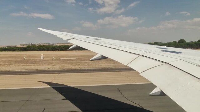 wing of airplane