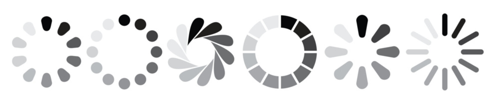 Vector Loading Icon template black color editable. Vector Loading Icon symbol Flat vector illustration for graphic and web design.