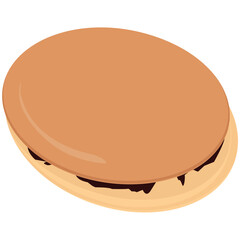 Dorayaki illustration 
